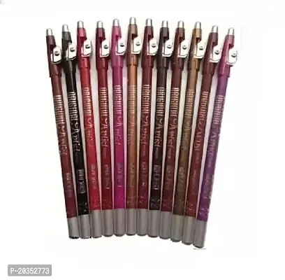 Beauty Bold Matte Lipliner Pencil Set | Long Stay | Smudge Free | Waterproof | Creamy Lip Liner Pencil Set of -12