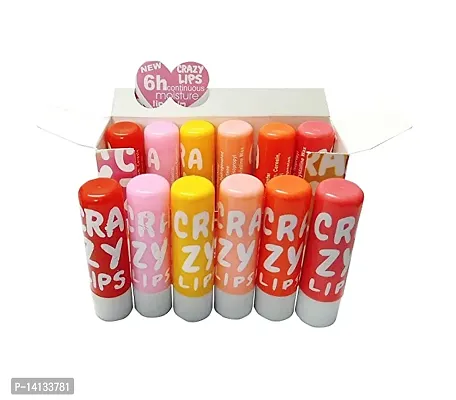 Crazy Lips Lip Balm ( Multicolour ) - Pack of 12-thumb0