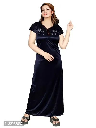 Comfy Satin Women Nightdress-thumb0