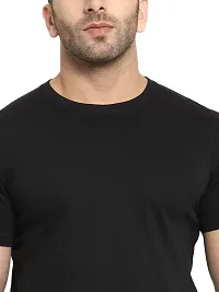 Eye Blink International Men's Regular Fit T-Shirt (Black)-thumb2