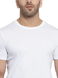 Eye Blink International Men's Regular Fit T-Shirt (White)-thumb2