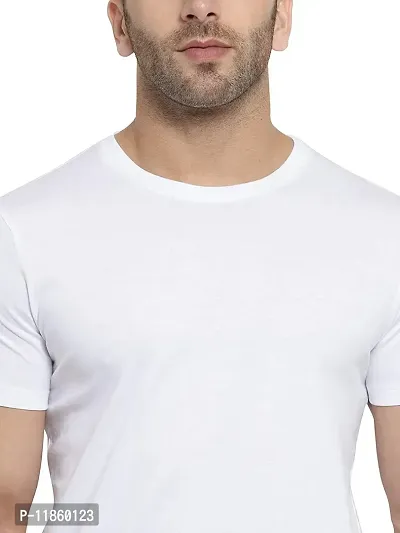 Eye Blink International Men's Regular Fit T-Shirt (White)-thumb3