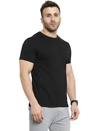 Eye Blink International Men's Regular Fit T-Shirt (Black)-thumb3