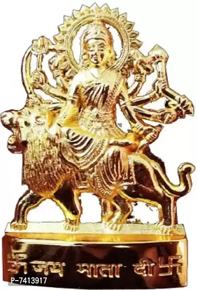Stylish Fancy Shri Durga Mata Statue Brass 10Cm-thumb0