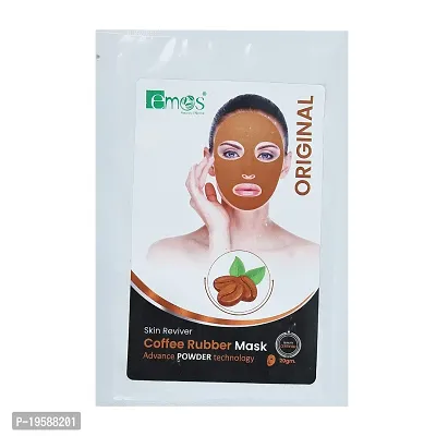 Emos Coffee Alginate Mask for Fairness, Moisturizing and Hydrating Face Mask for Acne, Tanning  Glowing Skin Face Mask (60GMS)-thumb2