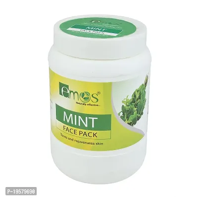 Emos Mint Face Pack Suitable for All Skin Types | Tan Removal Face Pack for Glowing Skin (450GMS)-thumb2