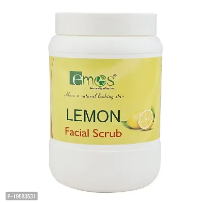 Emos Lemon Scrub Face  Body Scrub For Men and Women, Dead Skin Remover, Tan Removal (450GMS)