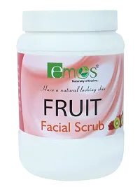 Emos Naturally Effective Fruit Facial Scrub, Tan Removal Scrub, Glowing Skin Scrub For Women  Men -800 Gms-thumb2