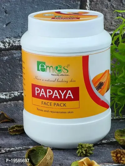 Emos Naturally Effective Papaya Face Pack -800 Gms-thumb2