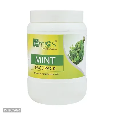 Emos Mint Face Pack Suitable for All Skin Types | Tan Removal Face Pack for Glowing Skin (450GMS)-thumb0