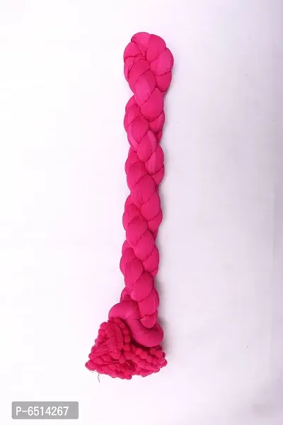 Stylish Cotton Rani Pink Solid Dupatta For Women