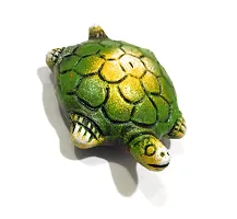 Vastu Feng Shui Floating Tortoise Turtle for Success Good Luck/Feng Shui Items, Vastu Feng Shui Porcelain Floating Turtle Tortoise for Good Luck (Pack of 1)-thumb1