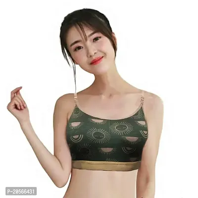 Imszz Trading Everyday T-Shirt Bra for Women Wireless Full Coverage Lightly Padded Cotton Blend Printed Bra Combo 01 Free Size Free Size Free Size-thumb2