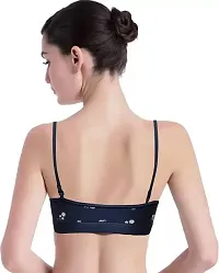 Imszz Trading Everyday T-Shirt Bra for Women Wireless Full Coverage Lightly Padded Cotton Blend Printed Bra Combo 01 Free Size Free Size Free Size-thumb1