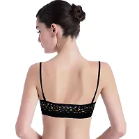 Imszz Trading Everyday T-Shirt Bra for Women Wireless Full Coverage Lightly Padded Cotton Blend Printed Bra Combo 01 Free Size Free Size Free Size-thumb4