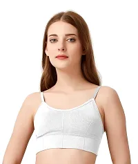 Comfy Cami Bra for Women Crop Top Yoga Bralette Longline Padded Lounge V Neck Tube Camisole Seamless Bralettes-thumb1