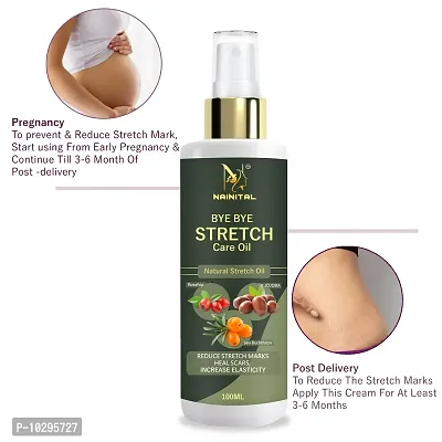 Nainital Stretch Mark And Scar Mark Removal Oil For Men And Women - 100 Ml