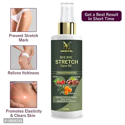 Nainital Stretch Marks Oil Natural Origin Stretch Marks Removal Oil 100Ml