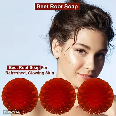 Premium Frankincense And Beet Root Soap For Radiant Skin 100Gm Pack Of 3