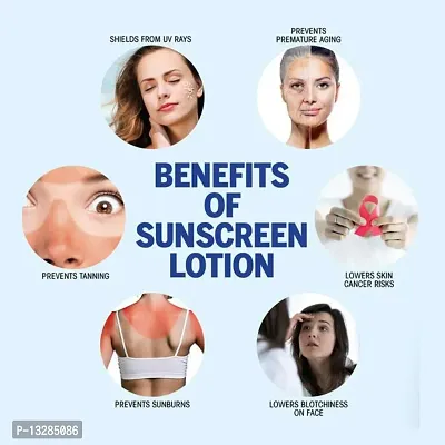 Sunscreen Body Lotion- 100 ml with Tea Tree Oil for Anti Inflammatory Benefits-thumb3