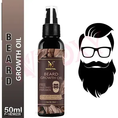 Nainital Beard Growth Oil Hair Oil- 50 ml {Pack Of 1}