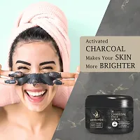 Trendy Charcoal Face Scrub With Activated Bamboo Charcoal And Aloe Vera For Soft, Supple And Clean Skin Scrub-thumb1