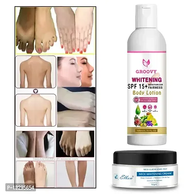 Sun Screen Protection+Fairness Spf-15 And Spf-30 Body Lotion With Whitening Cream-thumb0
