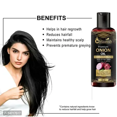 Onion Herbal Hair Oil For Hair Growth  Hair Fall Control with 12 Essential Oils Herbal Hair Oil For Clean and Healthy Scalp Chemical Free Paraben Free(50ml,Pack Of 1) for man and woman.