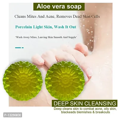 Aloe Vera And Argan Oil Nourishing Soap - Pack Of 2, 100 Grams Each-thumb0