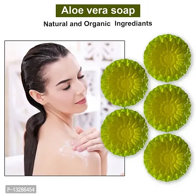 Aloe Vera Deep Cleansing Bathing Soap -100 Grams Each, Pack Of 5