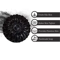 Activated charcoal soap for skin whitening Natural Detox Deep cleaning care pack of 3-thumb1