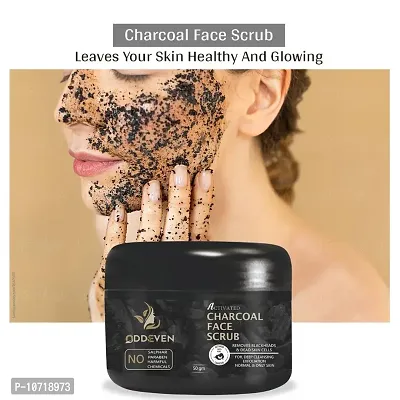 Trendy Naturals Anti Pollution And Anti Acne Charcoal Men Face Scrub