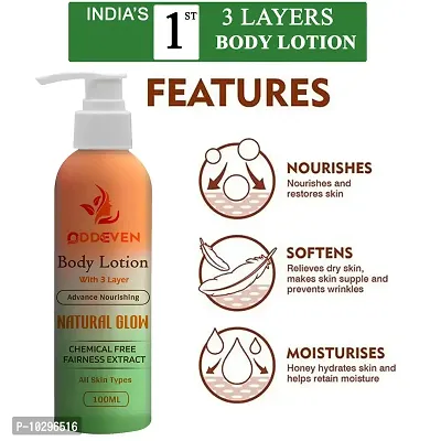 Skin Brightening3 Layers Body Lotion For Face- 100 Ml-thumb2