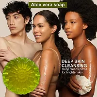 Aloe And Green Tea Cleansing Soap - Pack Of 2, 100 Grams Each-thumb3