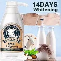 Korean Goat Milk Body Wash Whitening Moisturizing Skin Body Cream Smoothing Whitening Body Wash Whitening Moisturizing Anti-aging Smooth Skin Care 300ML-thumb3