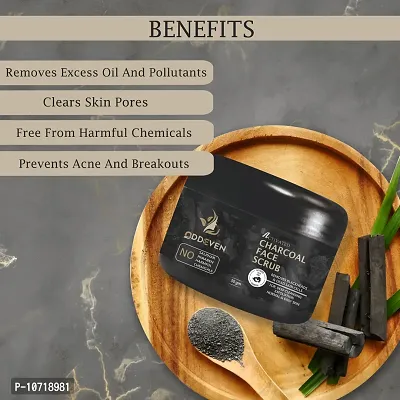 Trendy Charcoal Face Scrub For Oily Skin And Normal Skin, With Charcoal-thumb3