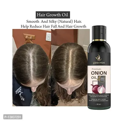 Onion Strength Hair Oil For Oily Hair - Anti Hair Fall Oil - With Bhringraj Onion Hair Oil (50Ml) (Pack Of 1)