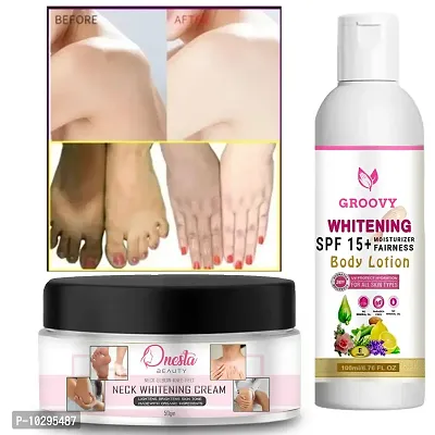 Body Lotion Spf15+ Skin Lighten And Brightening Cream Whitening Cream Shields Your Skin From Hurtful Uv Beams Additionally For Glowing Skin With The Goodness Of- 100 Ml