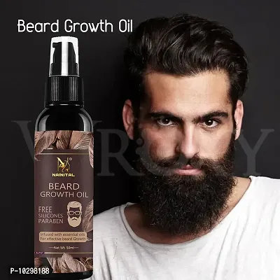 Nainital Advanced Beard Growth Oil For Men For Beard Growth Hair Oil- 50 ml-thumb0