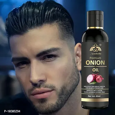 Hair Oil Black Seed Onion Oil For Damage Control, Hair Regrowth And Hair Fall Control Men And Women Hair Oil 50 Ml-thumb0