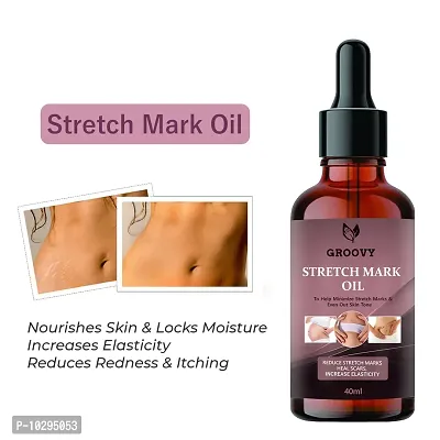 Present Repair Stretch Marks Removal - Natural Heal Pregnancy Breast, Hip, Legs, Mark Oil 40 Ml