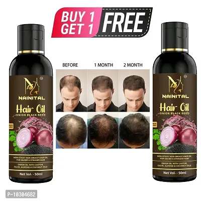 Onion Black Seed Hair Oil 50Ml For Man And Women Buy 1 Get 1 Free-thumb0