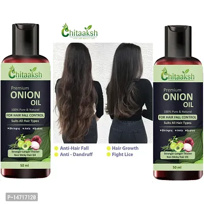 Onion Hair Oil For Hair Growth  Anti Dandruff Oil  Onion Shampoo For Men  Women PACK OF 2