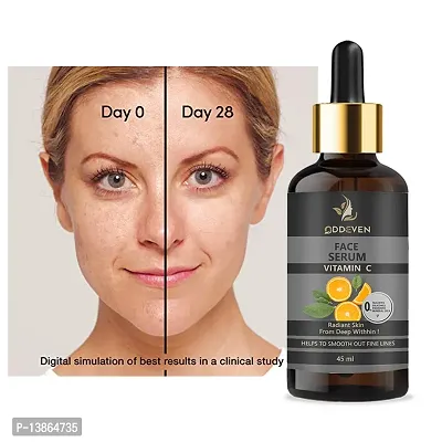 Professional Vitamin C Face Serum - Skin Brightening Serum , Anti-Aging, Skin Repair, Supercharged Face Serum, Dark Circle, Fine Line  And  Sun Damage Corrector Face Serum  (45 Ml)-thumb0