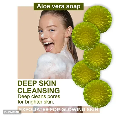 Aloe Vera Freshness Bathing Soap -100 Grams Each, Pack Of 5