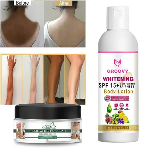 Premium Quality Body Lotion With Whitening Cream Combo