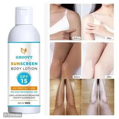 Sunscreen Body Lotion- 100 ml with Olive Oil for Skin Repairing-thumb0