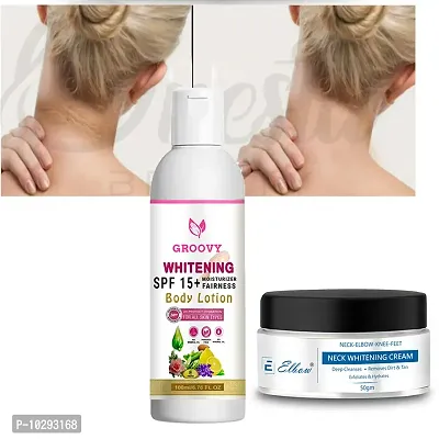 Triple Vitamin Silky Smooth Skin Moisturising Body Lotion 100 Ml With Whitening Cream Pack Of 2-thumb0