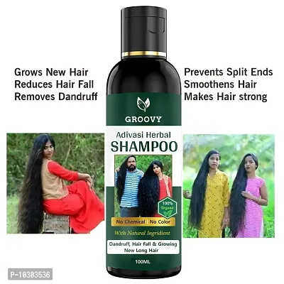 Neelambari Herbal Shampoo For Dandruff Control, Hair Regrowth And Hair Fall Control Shampoo - 100 Ml-thumb4