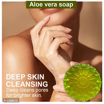 Aloe Vera Soap With Rose For A Luxurious And Fragrant Bathing Experience -100 Grams